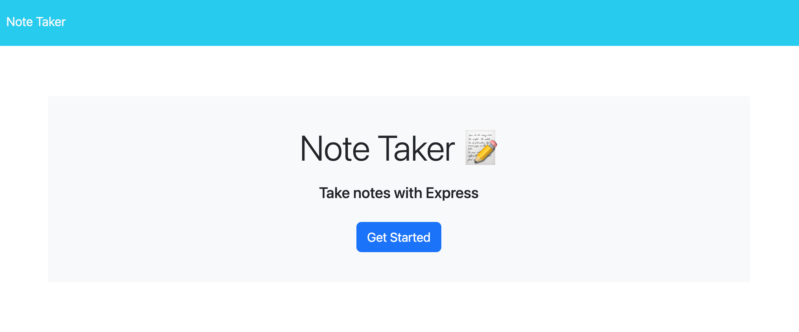 Notetaker Screen Shot